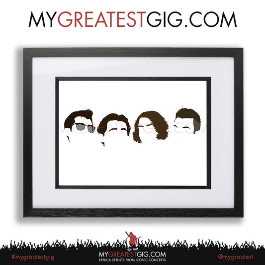 Arctic Monkeys - Minimal Band Hairstyles Illustration - Posters, Prints & Greeting Cards