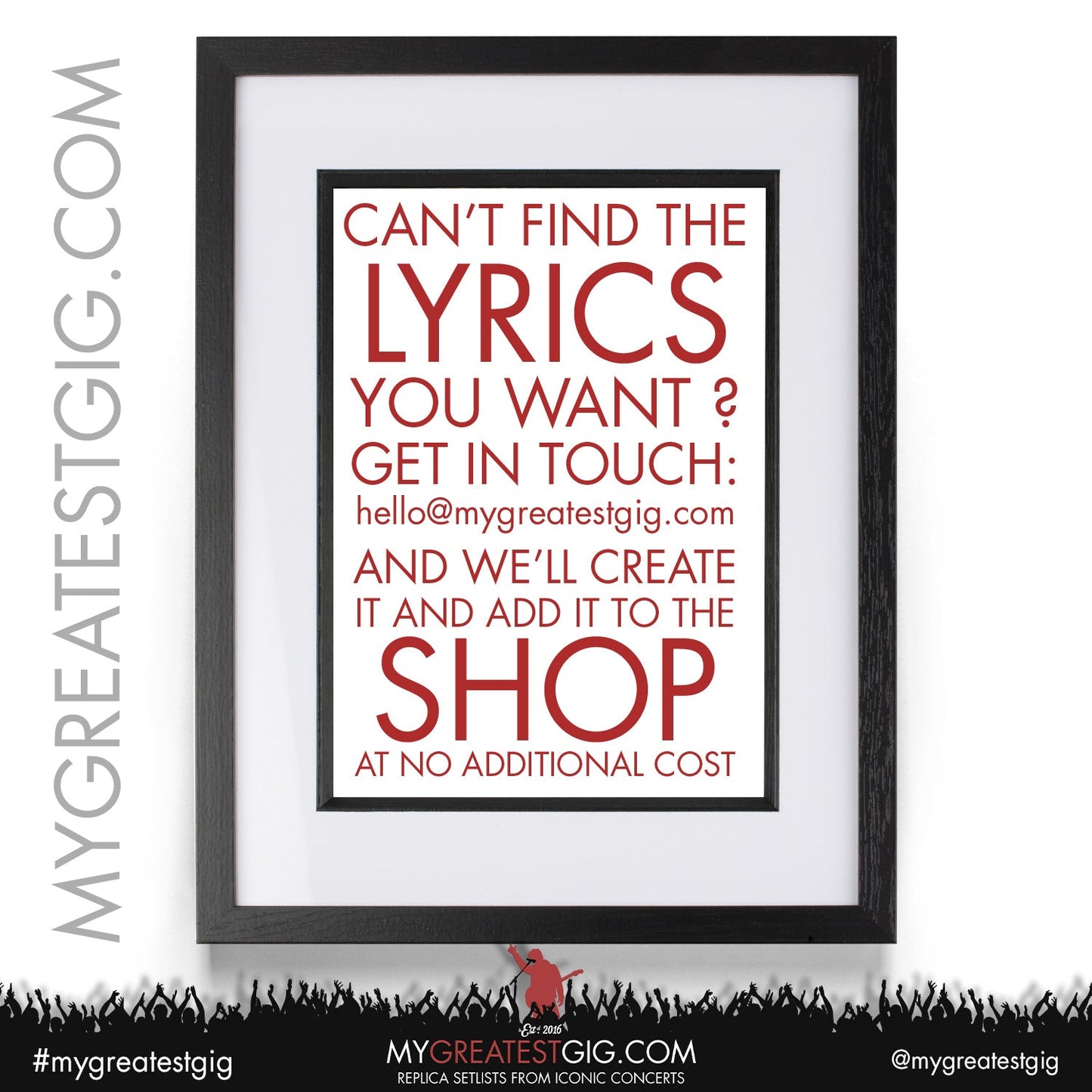 Shed Seven - Lyrics Posters, Prints & Cards