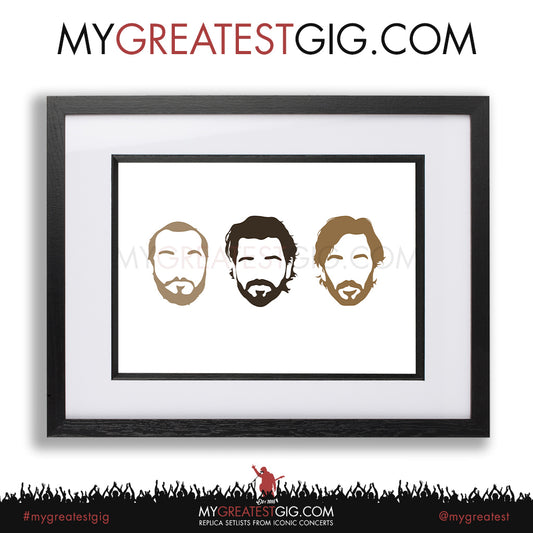 Biffy Clyro - Minimal Band Hairstyles Illustration - Posters, Prints & Greeting Cards