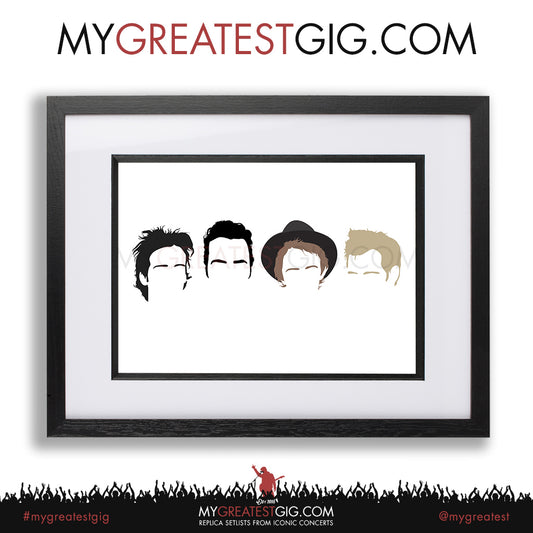 The Clash - Minimal Band Hairstyles Illustration - Posters, Prints & Greeting Cards