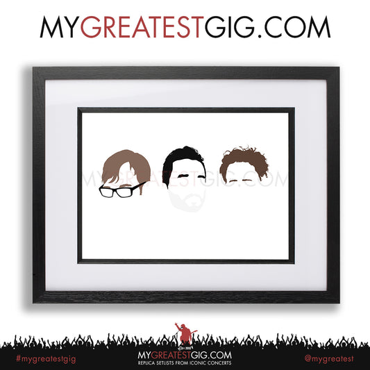 Depeche Mode - Minimal Band Hairstyles Illustration - Posters, Prints & Greeting Cards