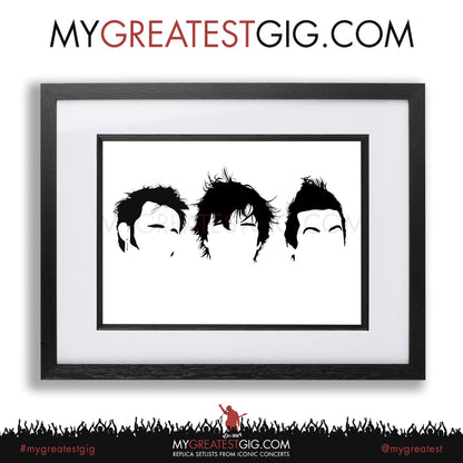 Green Day - Minimal Band Hairstyles Illustration - Posters, Prints & Greeting Cards