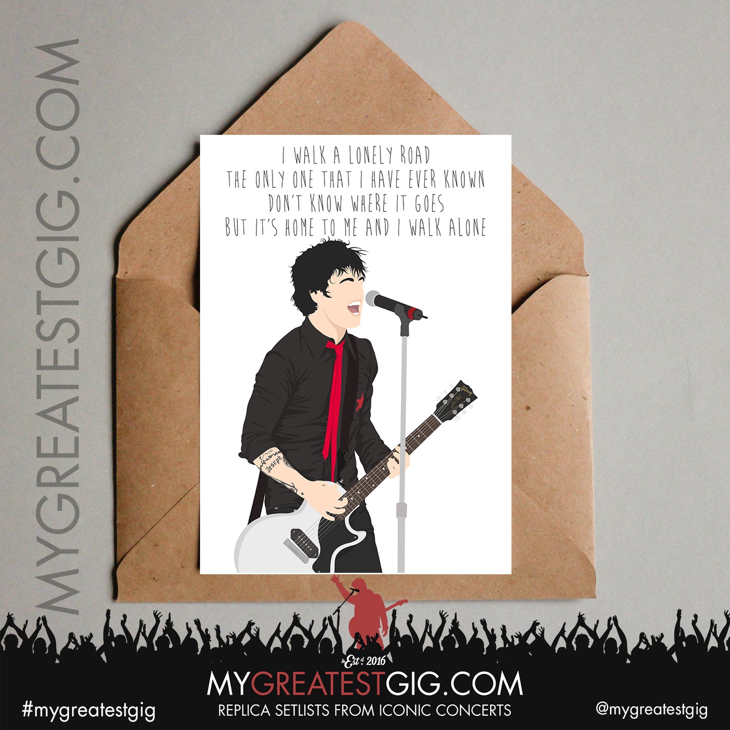 Green Day - Lyrics Posters, Prints & Cards