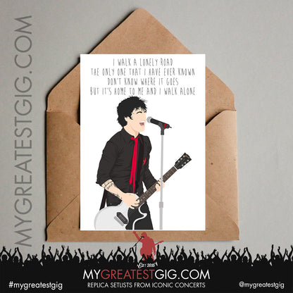 Green Day - Lyrics Posters, Prints & Cards