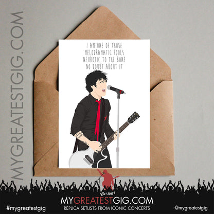 Green Day - Lyrics Posters, Prints & Cards