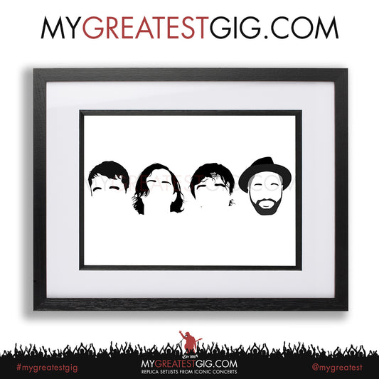 The Libertines - Minimal Band Hairstyles Illustration - Posters, Prints & Greeting Cards