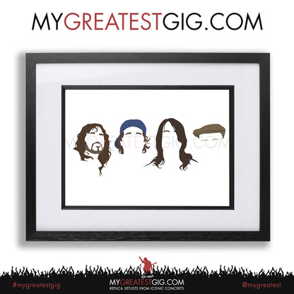 The Red Hot Chili Peppers - Minimal Band Hairstyles Illustration - Posters, Prints & Greeting Cards