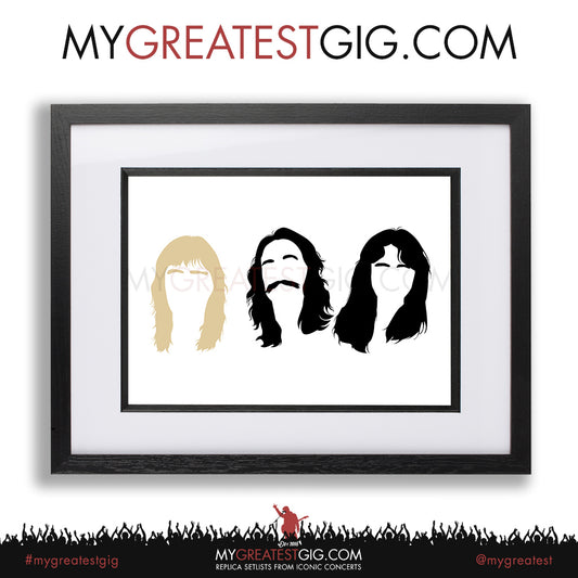 Rush - Minimal Band Hairstyles Illustration - Posters, Prints & Greeting Cards