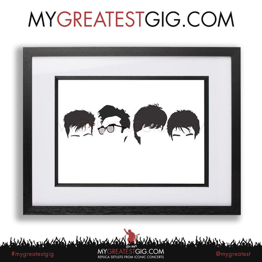 The Smiths - Minimal Band Hairstyles Illustration - Posters, Prints & Greeting Cards