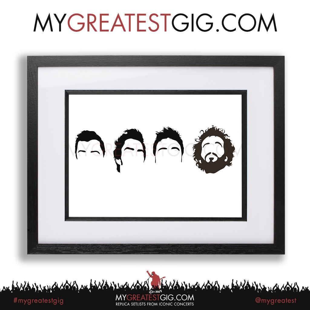 Stereophonics - Minimal Band Hairstyles Illustration - Posters, Prints & Greeting Cards