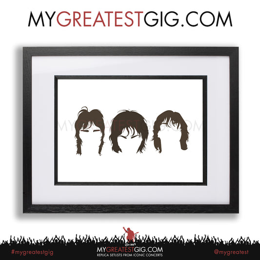 Supergrass - Minimal Band Hairstyles Illustration - Posters, Prints & Greeting Cards