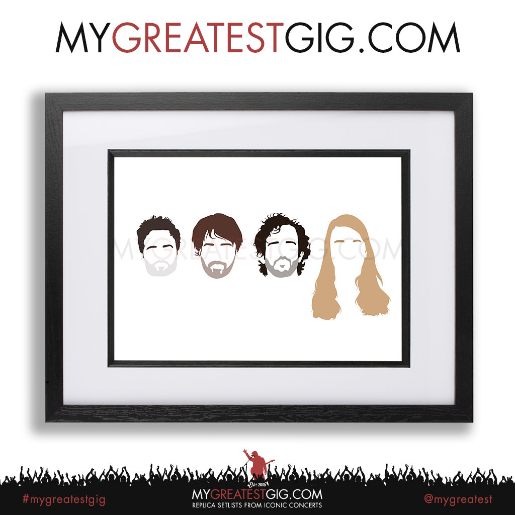 The Vaccines - Minimal Band Hairstyles Illustration - Posters, Prints & Greeting Cards