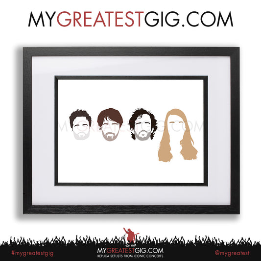 The Vaccines - Minimal Band Hairstyles Illustration - Posters, Prints & Greeting Cards