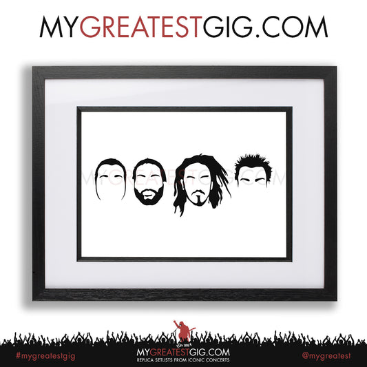 The Wildhearts - Minimal Band Hairstyles Illustration - Posters, Prints & Greeting Cards