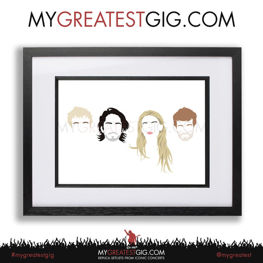 Wolf Alice - Minimal Band Hairstyles Illustration - Posters, Prints & Greeting Cards